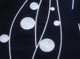画像3: 【新品】4749【L】上質 和風刺繍 シャツチュニックワンピース 黒系 麻調 綿100％ 大人の夏スタイル (3)