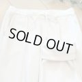 新品 9395 L 裏ベロア ストレッチ テーパード パンツ 秋 冬 あったか センタータック ジョーゼット レディース アイボリー 裏起毛