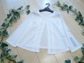 新品 9661 ML カットワーク 刺繍 カーディガン 白 春 夏 秋 綿100％ スラブ 異素材切替 レディース ノーカラー ジャケット