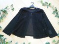 新品 9660 ML カットワーク 刺繍 カーディガン 黒 春 夏 秋 綿100％ スラブ 異素材切替 レディース ノーカラー ジャケット