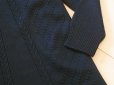 画像3: 【新品】5394【L】上質 模様編み ニット ワンピース 黒系 Aライン 大人の秋冬スタイル