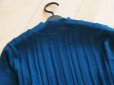 画像9: 【新品】5513【L】上質 ウール混 ツインニット 青緑 大きめリブ編み 冬 女性 レディース ファッション