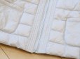 画像3: 【新品】5569【L】上質 ダウン90％ 配色裏地 ダウンジャケット オフ白系 ノーカラージップスタイル 大人の冬スタイル
