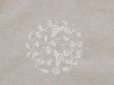 画像6: 【新品】5635【L】上質 花刺繍 綿100％ シャツワンピース 生成り系 くるみボタン リネン風 大人のナチュラルスタイル