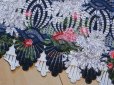 画像5: 【新品】6010【L】上質 花柄入総クロシェ刺繍 チュニックワンピース 紺系 裏地あり 夏 大人の高級スタイル