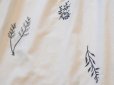 画像4: 【新品】6015【L】上質 草花刺繍 シャツチュニックワンピース 生成り系 リネン風 綿100％ 夏 大人のナチュラルスタイル