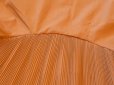 画像5: 【新品】6322【ML】上質 プリーツ切替 シャツプルオーバー オレンジ系 プリーツバルーンベル袖 綿混 大人の羽織りもの (5)