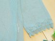 画像6: 【新品】6353【L】上質 日本製 模様編み カーディガン くすみ薄青緑 透け感 さらさらニット 高級感 大人の羽織りもの