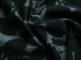 画像12: 【新品】6359【11ABR】上質 フロッキー花模様 ワンピース 黒 フリルリボン袖 チュール ベルベット 高級 日本製 大人スタイル