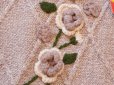 画像6: 【新品】7501【ML】上質 花モチーフ 背裏フリース ニットカーディガン くすみピンク 半袖 羽織りもの 上品 冬 春