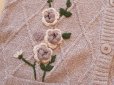 画像9: 【新品】7501【ML】上質 花モチーフ 背裏フリース ニットカーディガン くすみピンク 半袖 羽織りもの 上品 冬 春
