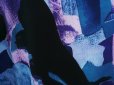 画像5: 【新品】8169【L】幻想柄 ワンピース 青紫系 ノースリーブ ラウンド裾 フレア レーヨン100％ インド製 40代 50代 60代 春 夏 