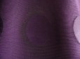 画像8: 【新品】8331【L】上質 横プリーツ チュニックワンピース 紫 長袖 重ね着風 ドット模様 チュール 40代 50代 60代 春 夏 秋 
