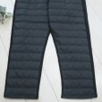画像8: 新品 9412 LL ダウンパンツ風 裏シャギー 中綿キルト切替パンツ 秋 冬 レディース 黒 あったか 裏起毛 ストレッチ 後ろのみ裏シャギー