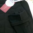 画像9: 新品 9485 M ダウンパンツ ダウン80％ 後ろ裏微起毛 秋 冬 レディース 黒 異素材切替パンツ ストレッチ 撥水加工 上質