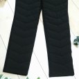画像3: 新品 9485 M ダウンパンツ ダウン80％ 後ろ裏微起毛 秋 冬 レディース 黒 異素材切替パンツ ストレッチ 撥水加工 上質