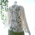 画像6: 新品 9491 ML クロシェ カットワーク 刺繍 カーディガン 春 夏 レディース ベージュ エレガント 羽織もの 上質 上品