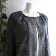 画像11: 新品 9515 L カットワーク 刺繍 綿麻混 シャツ ジャケット 春 夏 秋 黒ブラック系 レディース リネン コットン レース 高級感 上質 上品