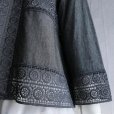 画像9: 新品 9515 L カットワーク 刺繍 綿麻混 シャツ ジャケット 春 夏 秋 黒ブラック系 レディース リネン コットン レース 高級感 上質 上品