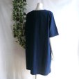 画像7: 新品 9520 ML リーフ刺繍 綿100％ デニム シャツ ワンピース 春 夏 秋 レディース 紺系 インディゴ インド製 ナチュラル コットン