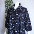 画像3: 新品 9562 ML 大きな花刺繍 綿100％ シャツ チュニック 春 夏 黒系 レディース ロング シャツ 上品