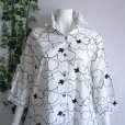画像4: 新品 9563 ML 大きな花刺繍 綿100％ シャツ チュニック 春 夏 白系 レディース ロング シャツ 上品