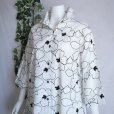画像3: 新品 9563 ML 大きな花刺繍 綿100％ シャツ チュニック 春 夏 白系 レディース ロング シャツ 上品