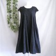 画像6: 新品 9657 L 総刺繍 綿100％ シャツ ワンピース 黒 ブラック 春 夏 秋 ボタニカル模様 ロング レディース 高級 上品 上質 50代 60代 70代