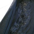 画像3: 新品 9700 ML クロシェ 立体 花刺繍 サマーニット カーディガン 黒 春 夏 秋 レディース 透け感 花モチーフ 上質 上品