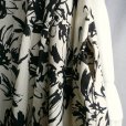 画像6: 新品 9738 L 大きな花柄 綿100％ ワンピース 夏 オフ白系 レディース インド製 コットン ボリューム フレア ロング 50代 60代 70代