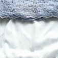 画像2: 新品 9784 M 総刺繍 綿100％ ティアード スカート 春 夏 くすみライトブルー系 レディース ボリューム フレア 豪華 上品 50代 60代 70代 (2)