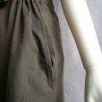 画像3: 新品 9789 M 綿 麻 リボン付 ワンピ ジレ ブラウン系 春 夏 秋 レディース 襟あり フレンチ袖 羽織り リネン コットン 上品 50代 60代 70代
