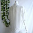 画像9: 新品 9817 ML カットワーク 花刺繍 シャツ ブラウス 白 春 夏 秋 レディース 綿100％ 上質 上品 50代 60代 70代