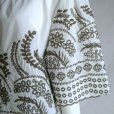 画像6: 新品 9818 ML 豪華 ボタニカル刺繍 シャツ プルオーバー 白系 春 夏 秋 レディース 綿100％ ブラウス ベルスリーブ 50代 60代 70代