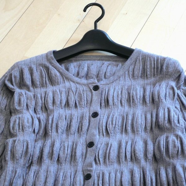 画像5: 新品 9905 ML プリーツ編み ツインニット セットアップ 秋 冬 レディース カーディガン ロングスカート 大人 上品 50代 60代 70代