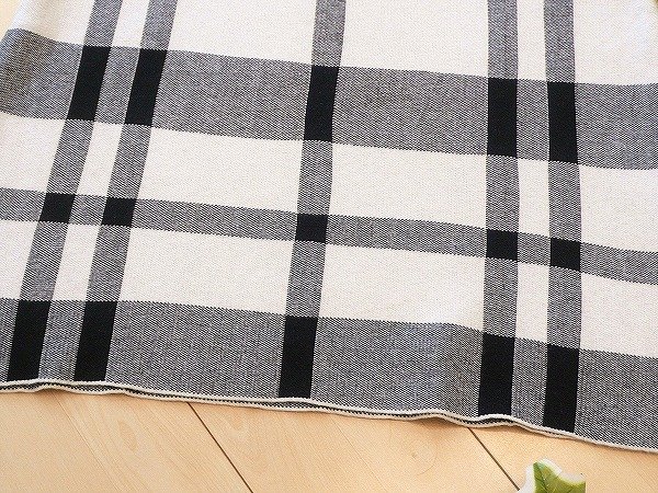 画像5: 新品 9921 ML 英国調 チェック ニット ワンピース アイボリー系 秋 冬 レディース ボトルネック 上質 上品 50代 60代 70代