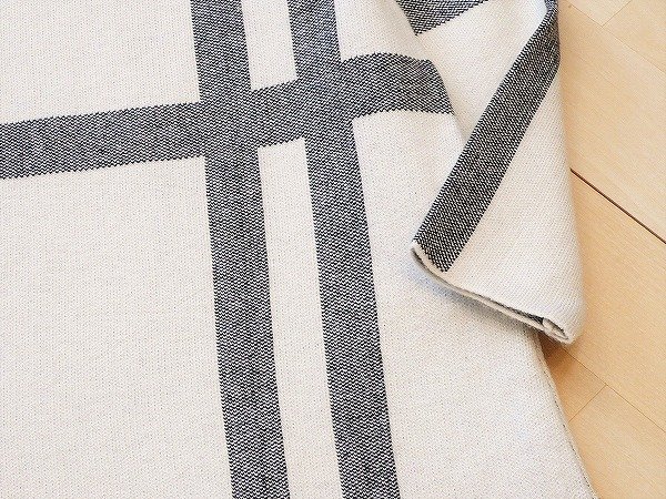 画像3: 新品 9921 ML 英国調 チェック ニット ワンピース アイボリー系 秋 冬 レディース ボトルネック 上質 上品 50代 60代 70代