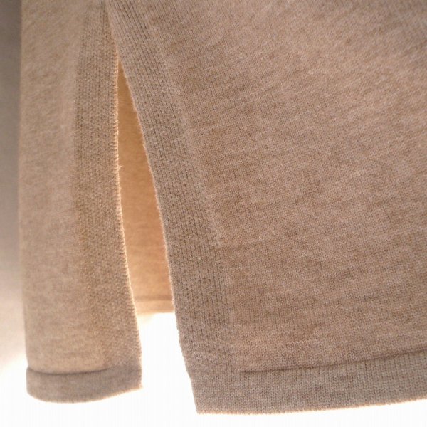 画像8: 新品 9948 ML ニット セットアップ ベージュ 秋 冬 レディース ケーブル編みハイネックニットベスト ニットワンピース