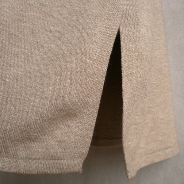 画像7: 新品 9948 ML ニット セットアップ ベージュ 秋 冬 レディース ケーブル編みハイネックニットベスト ニットワンピース