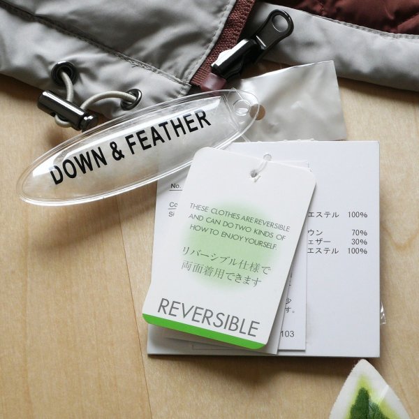 画像4: 新品 9969 M リバーシブル ダウンジャケット レンガ系 秋冬 レディース ダウン70％ 星模様 キルティング 高級 上質 上品 50代 60代 70代