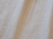 画像4: 【新品】4812【L】上質 綿麻シャツ ワンピース ベージュ 結び目ボリューム袖 スキッパー襟 大人の上品スタイル (4)