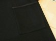 画像7: 【新品】5598【L】日本製 上質 ウール100％ 薄手 ニットワンピース 黒 大きなポケット 大人の高級スタイル (7)