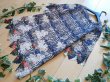 画像3: 【新品】6010【L】上質 花柄入総クロシェ刺繍 チュニックワンピース 紺系 裏地あり 夏 大人の高級スタイル (3)