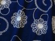 画像7: 【新品】6107【ML】上質 大きな花刺繍 シャツチュニック 紺系 綿100％ ゆったり ドルマンスリーブ 上品 夏 大人スタイル (7)