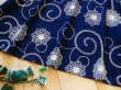画像11: 【新品】6107【ML】上質 大きな花刺繍 シャツチュニック 紺系 綿100％ ゆったり ドルマンスリーブ 上品 夏 大人スタイル (11)