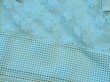 画像10: 【新品】6149【LL】上質 カーデ×チュニック アンサンブル ミント系 メッシュ花刺繍＆格子織り＆シフォン 高級 夏 大人スタイル (10)