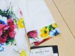 画像9: 【新品】6234【L】上質 日本製 ツインアンサンブル 白×ピンク系 『綿強撚糸素材』エレガント花柄 透け感 高級 (9)