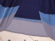 画像4: 【新品】6834【L】上質 プリーツ ツインアンサンブル 紺系 配色切替 刺繍レース 高級 春夏 フォーマル 大人スタイル (4)