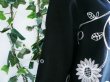 画像7: 【新品】8140【L】上質 ひまわり 花刺繍 シャツ チュニック 黒 長袖 コットン100％ 前ボタン 40代 50代 60代 春 夏 (7)