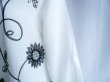 画像6: 【新品】8141【L】上質 ひまわり 花刺繍 シャツ チュニック 白 長袖 コットン100％ 前ボタン 40代 50代 60代 春 夏 (6)